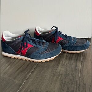 Saucony Men’s Jazz Low Pro Original Blue and Red Size 9